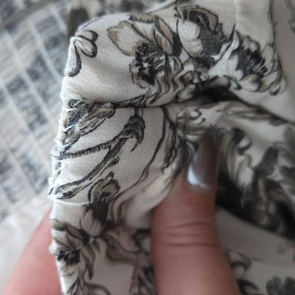 NWT EXPRESS Floral Crop Top and Wide Leg Pant Set, Size L - Picture 15 of 16